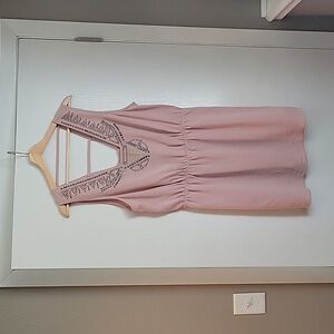 Casual dress with beading